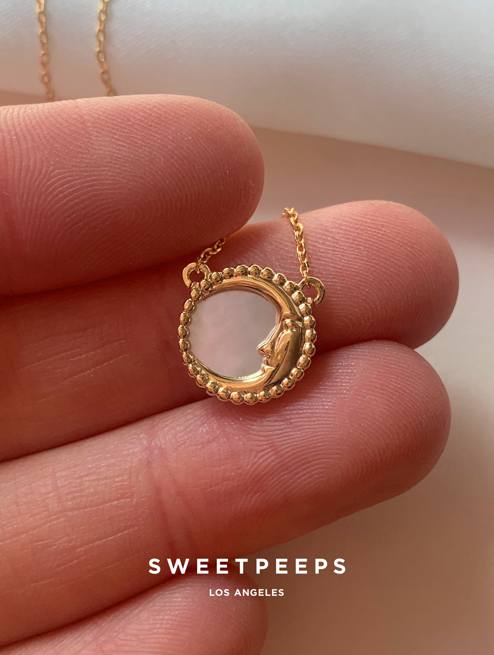 Pearl Moon Necklace (PM)