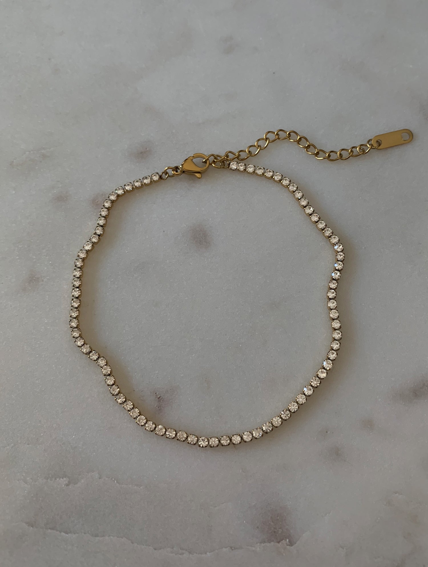 Thin Tennis Anklet (TT)