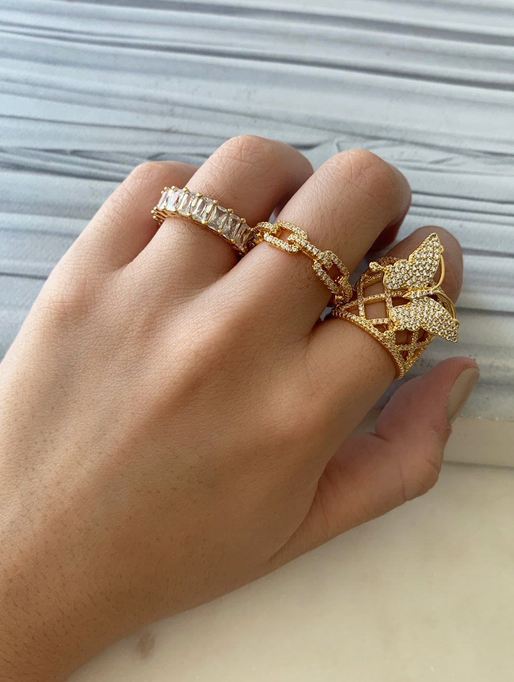 Kylie Baguette Ring