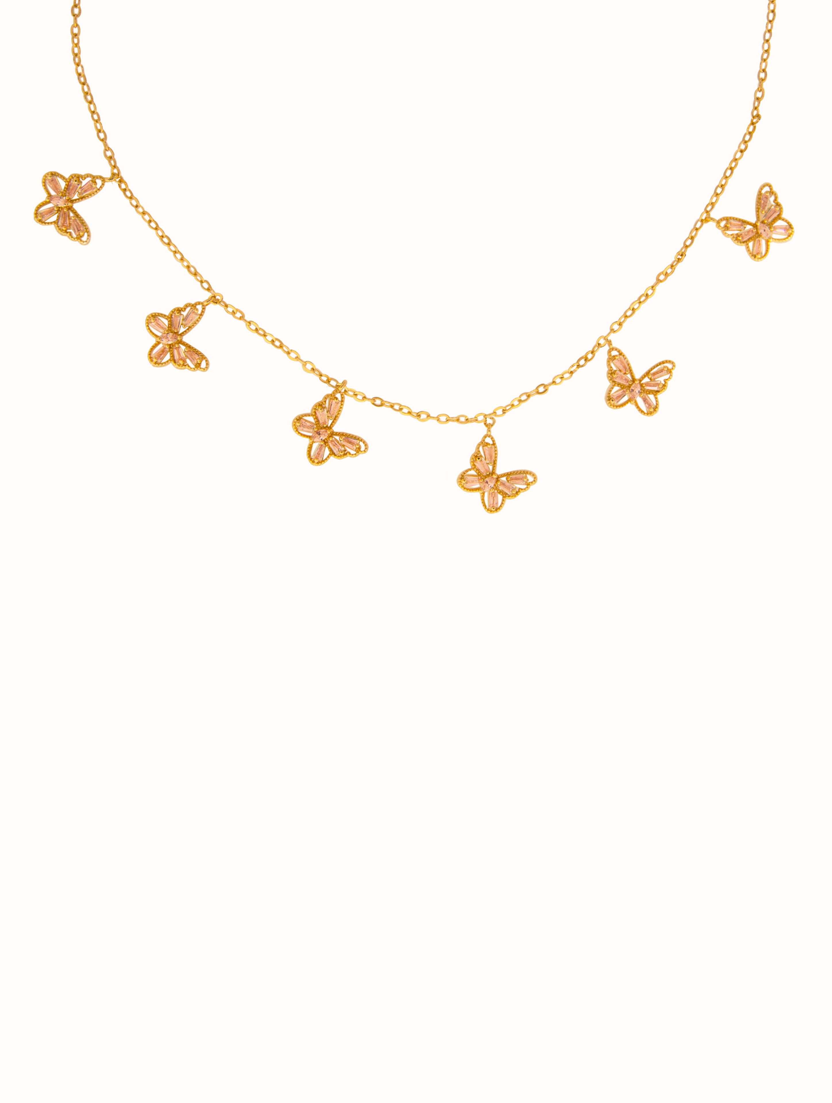 Diamond Butterfly Choker