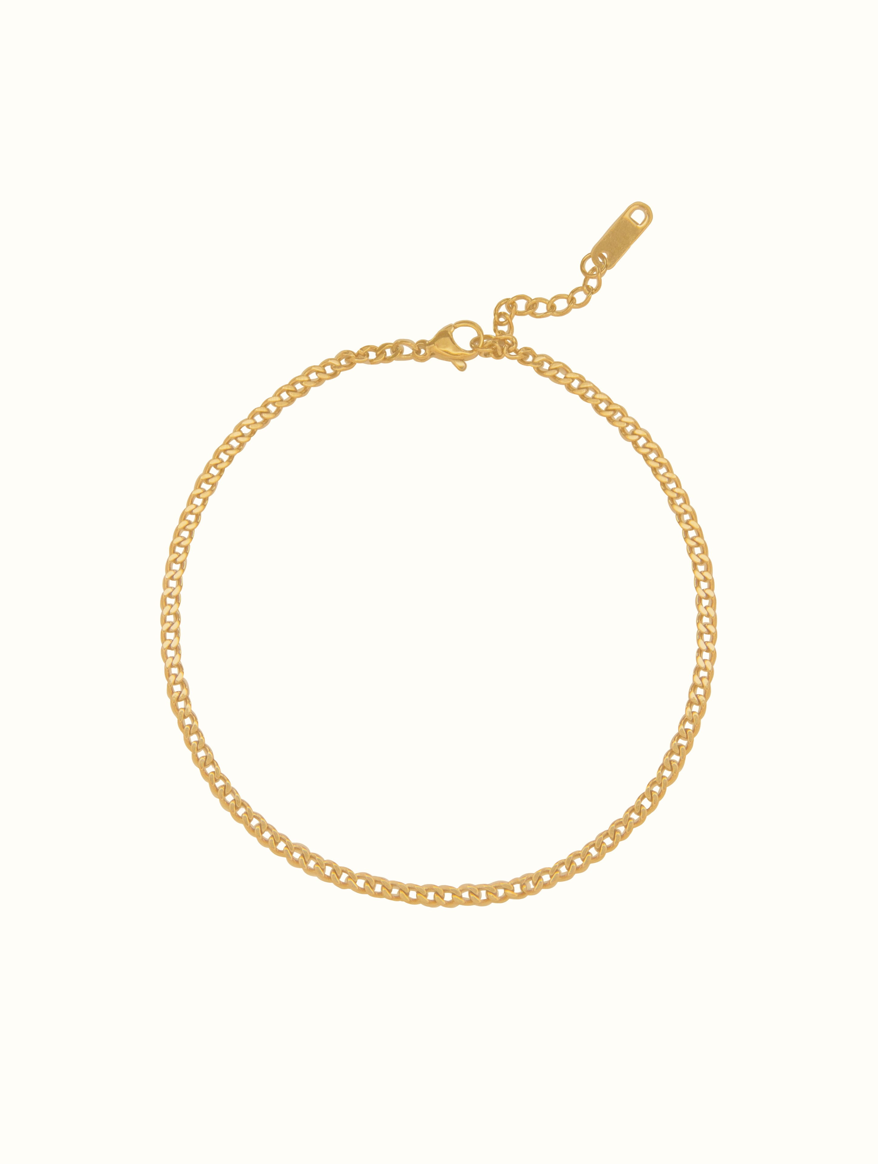 2MM Cuban Link Anklet
