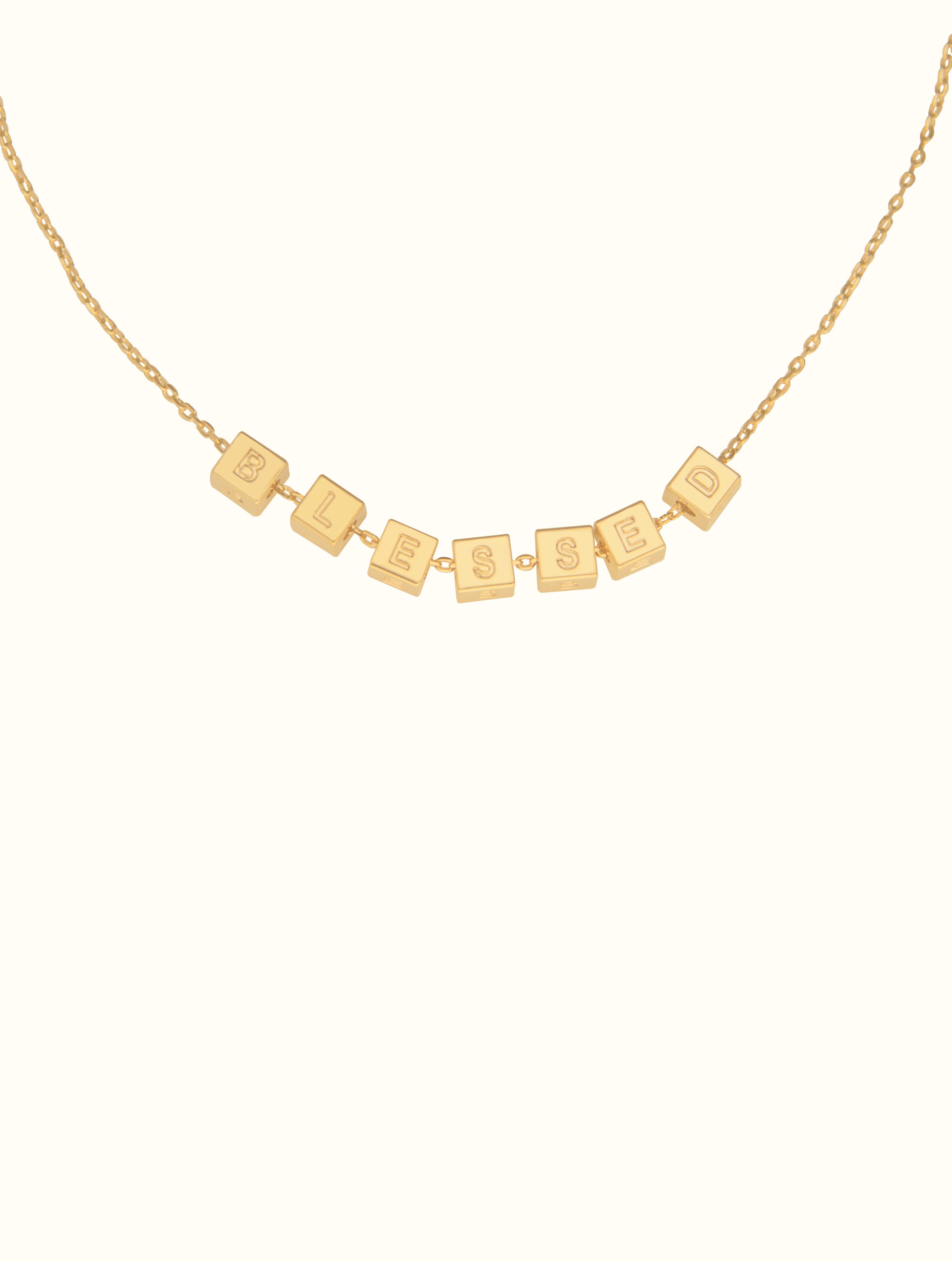 Blessed Block Necklace