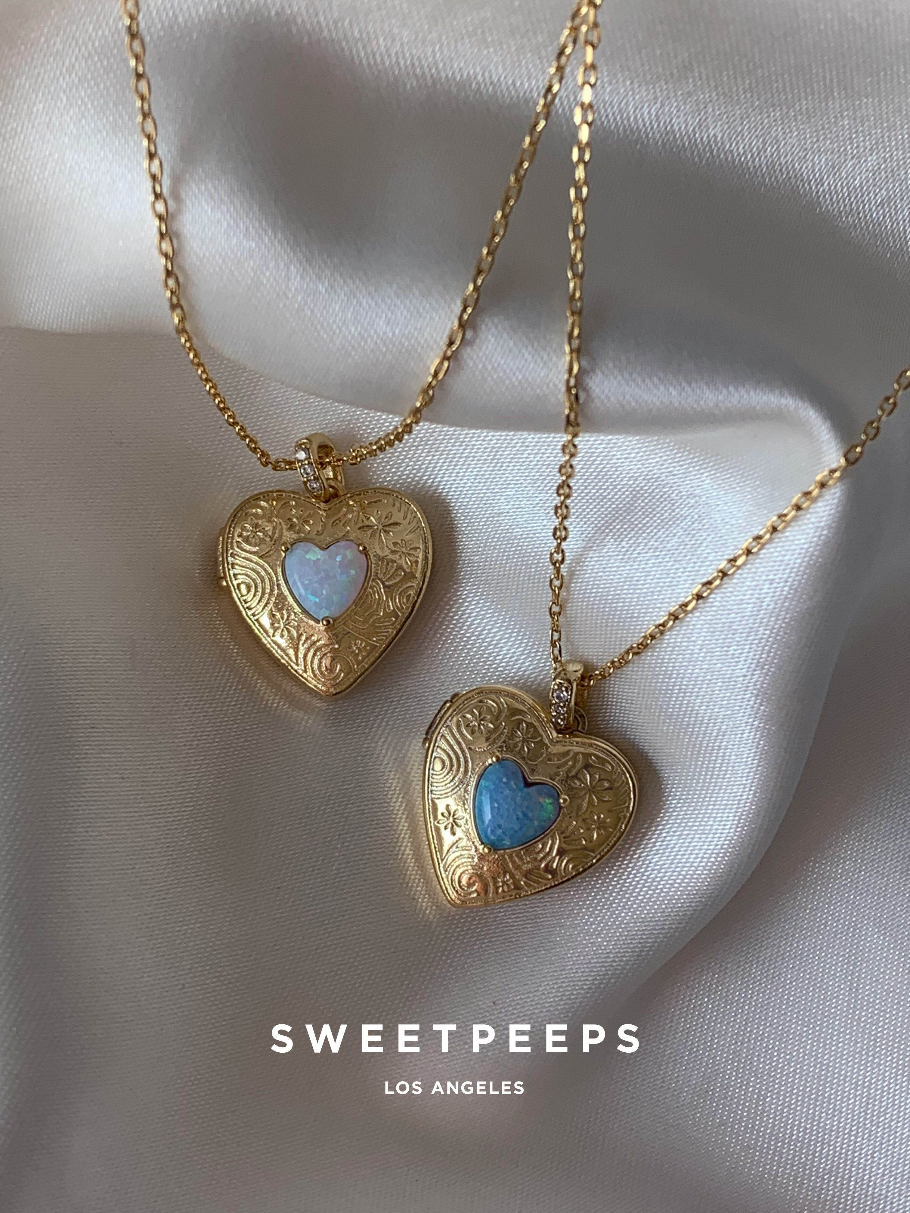 Stella Heart Locket Necklace