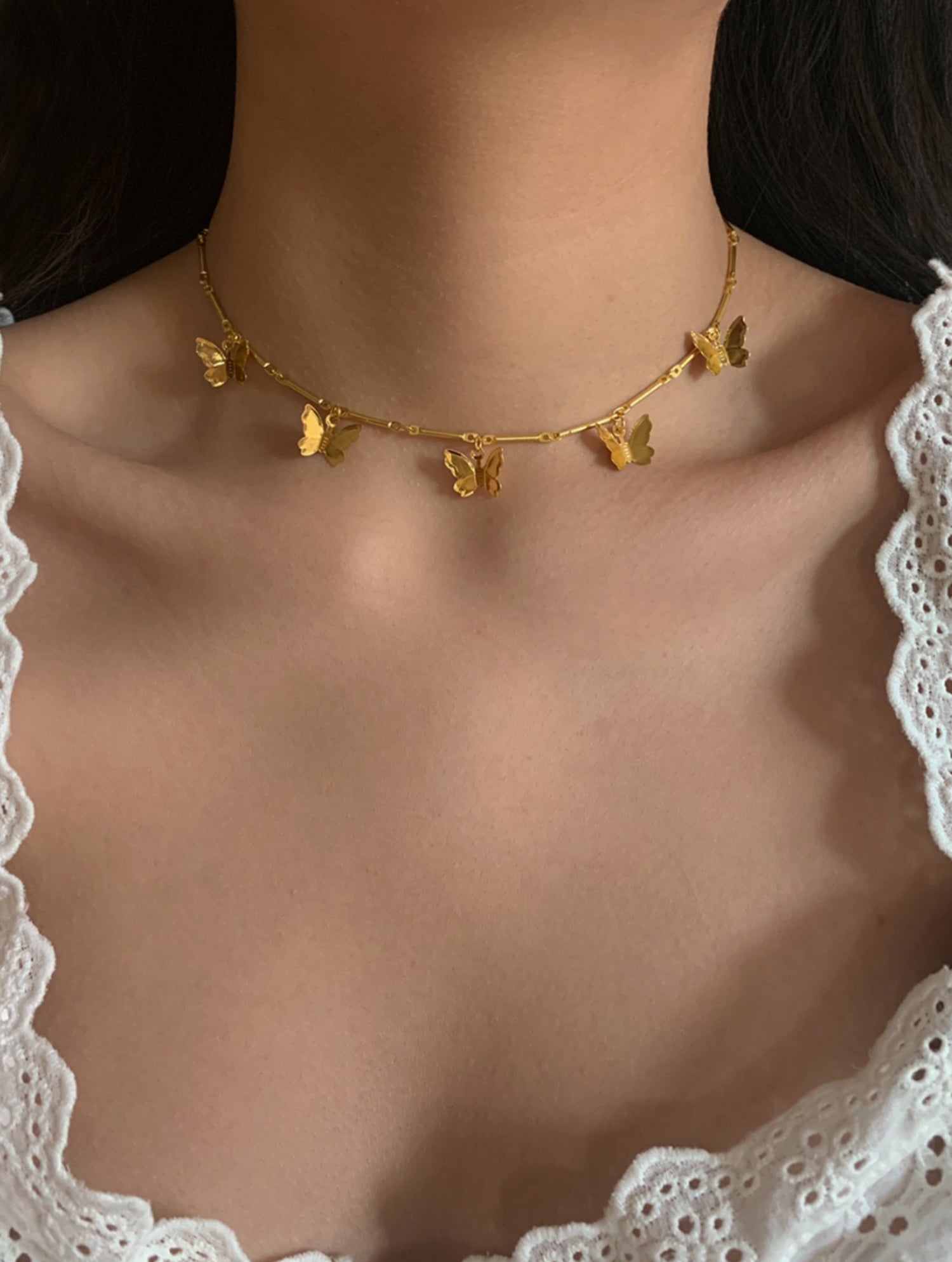 Gold Butterfly Choker – SP