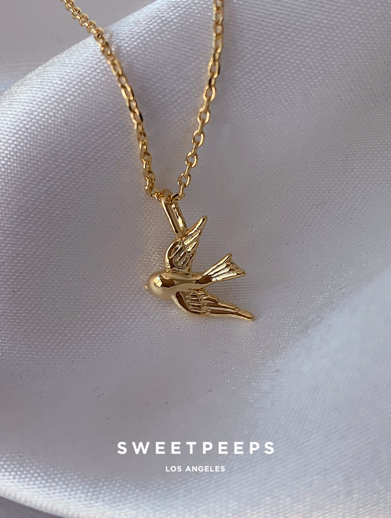 Miniature Sparrow Necklace – SP Inc.