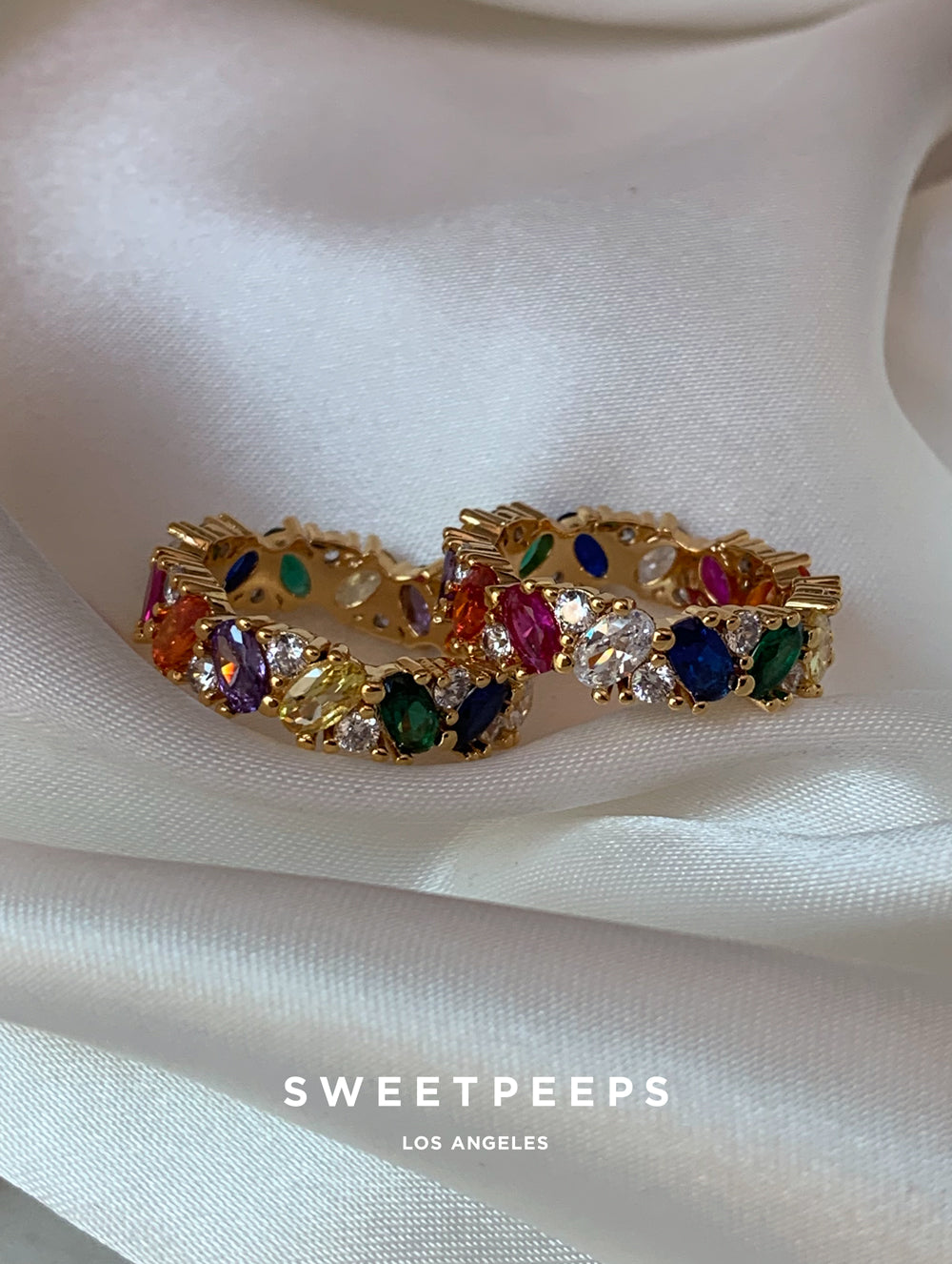 Rainbow Baguette Ring (RB)