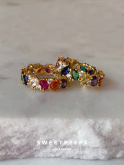 Rainbow Baguette Ring (RB)