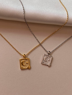 18K Gold Dipped Magic Card Necklace