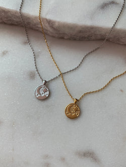18K Gold Dipped Magic Pendant Necklace (Circle)