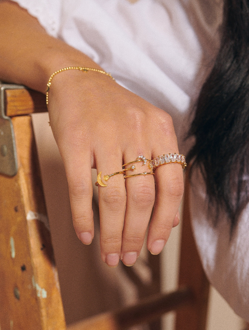 Kylie Baguette Ring