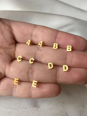 Tiny Letter Studs