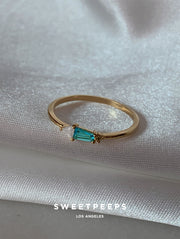 Blue Lagoon Dainty Ring
