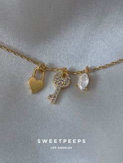 Traveling Key Charms Necklace