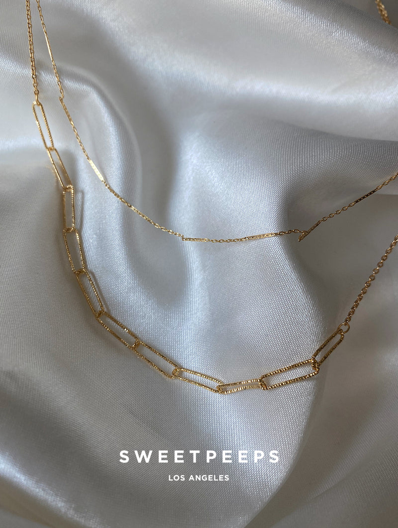 Supermodel Thin Chain Necklace