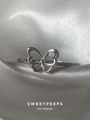 Sterling Silver Baby Butterfly Ring