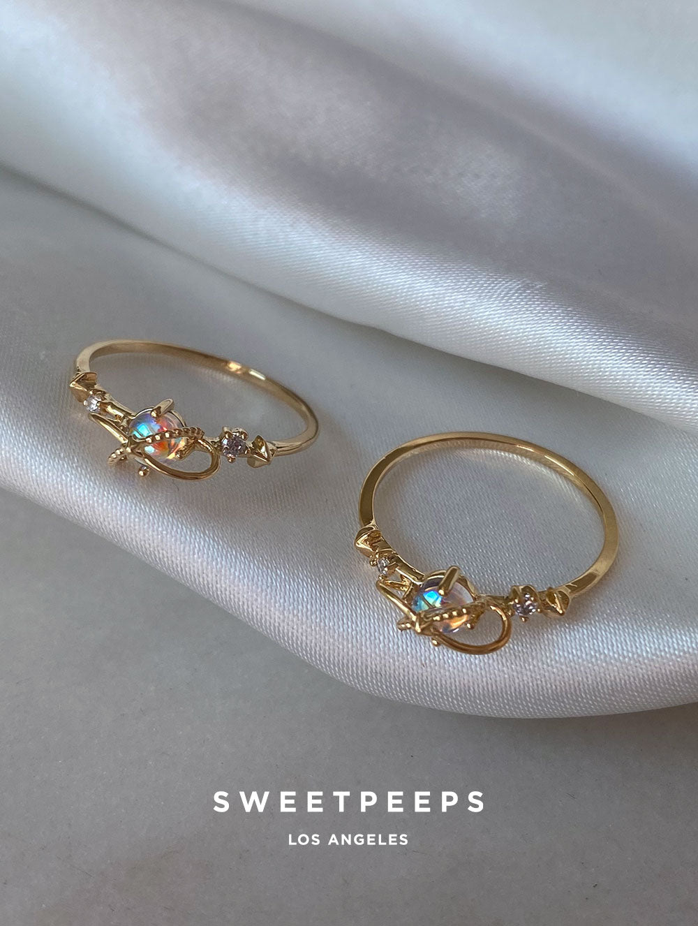 Saturn Opal Ring