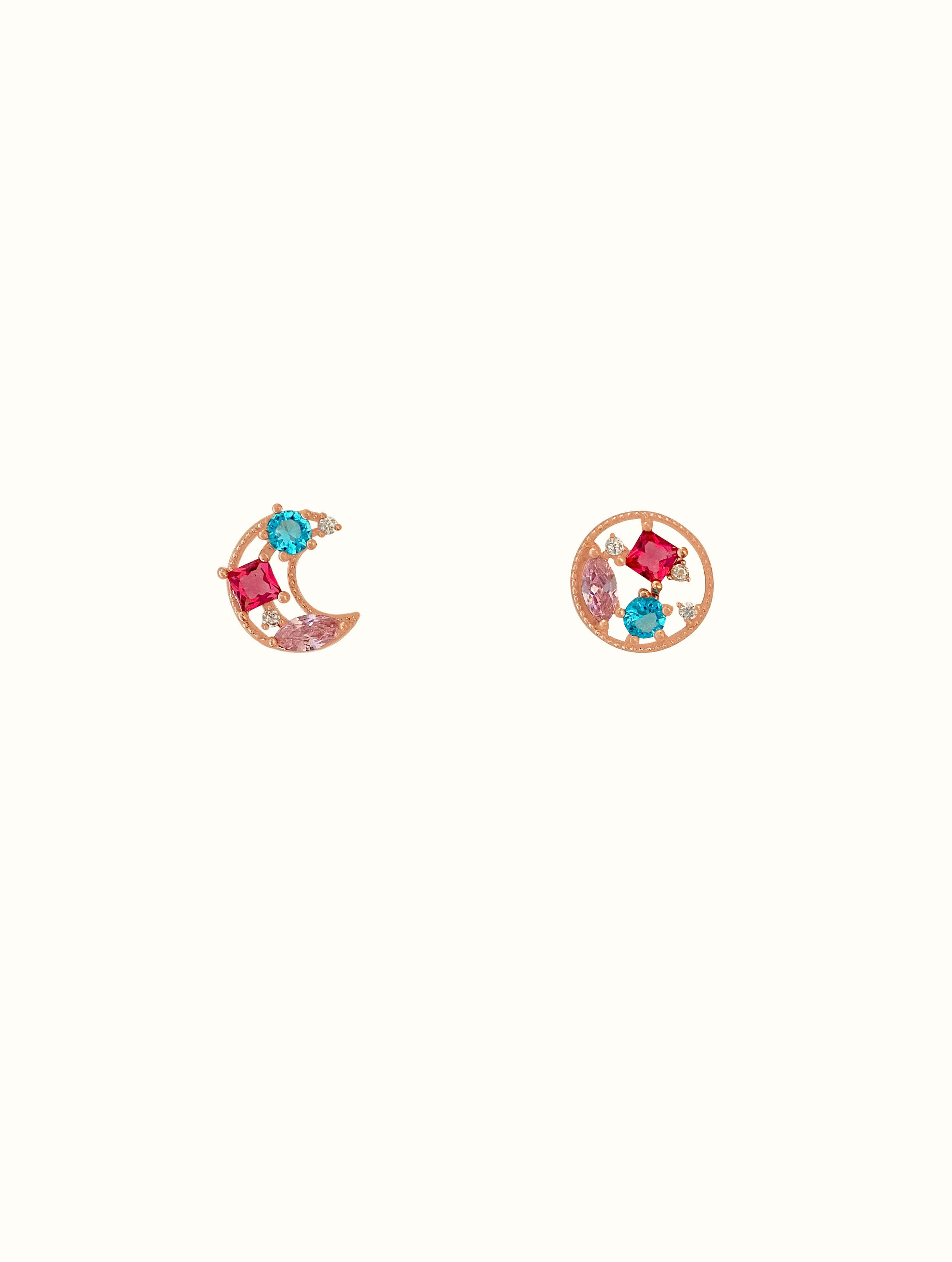 Colorful Jewel Studs