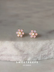 18K Gold Dipped Flower Studs (FFG)