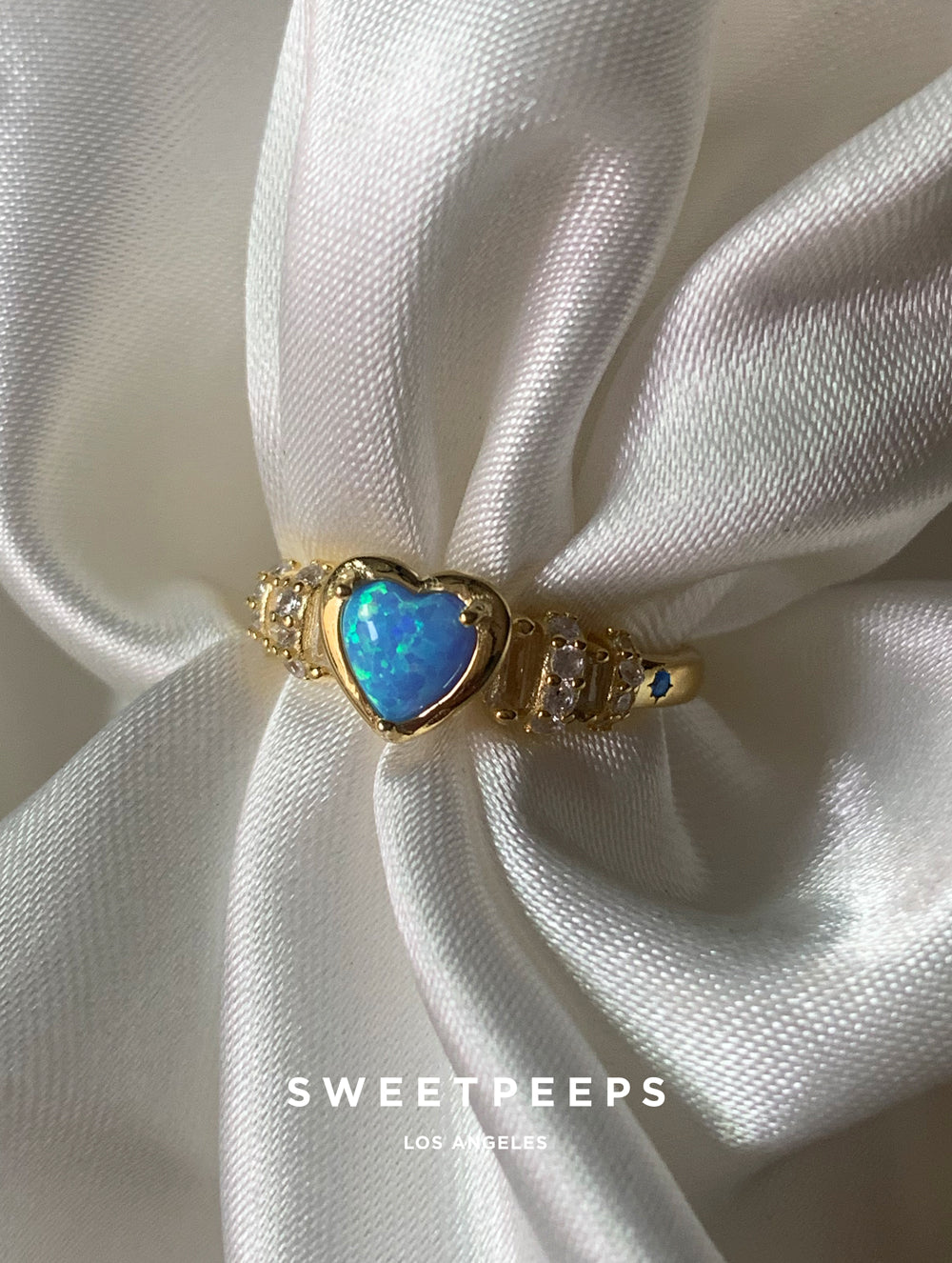 Stella Opal Heart Ring