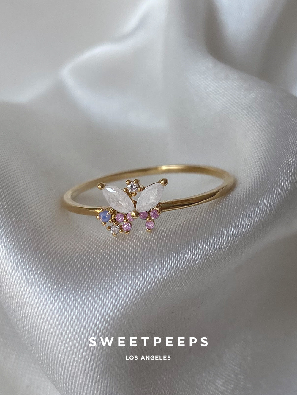 Buttercup Butterfly Ring