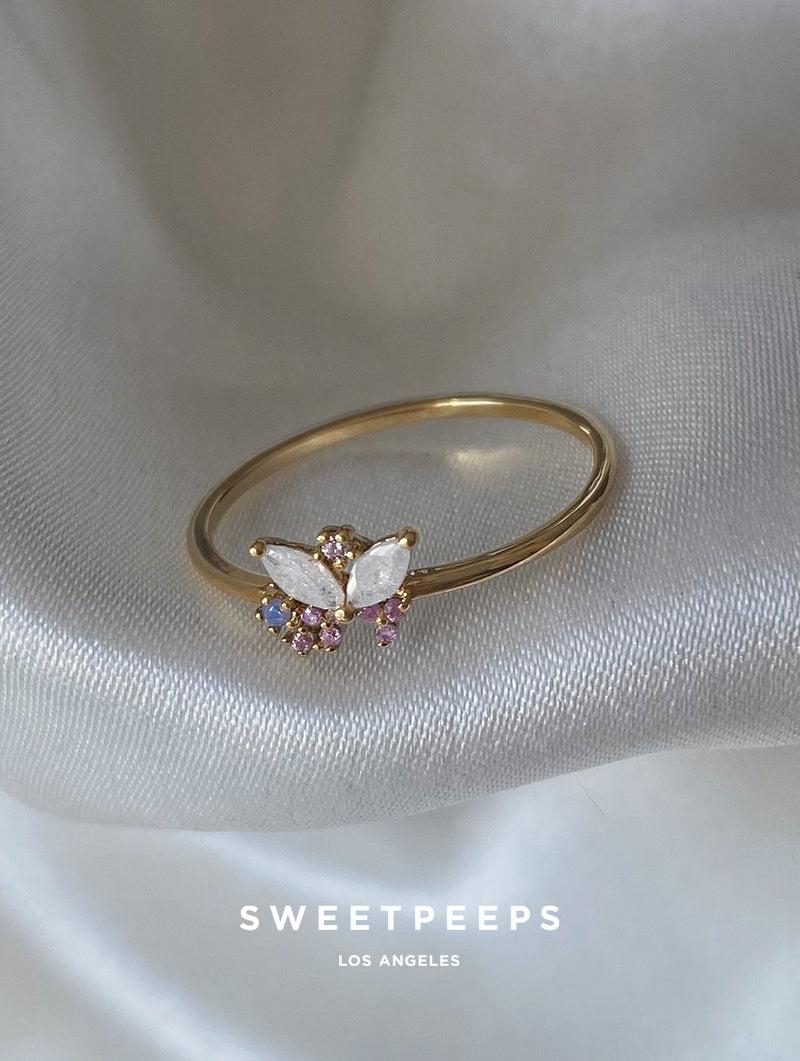 Buttercup Butterfly Ring