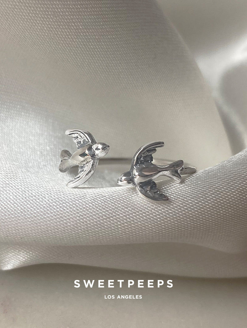 Sterling Silver Sparrow Ring