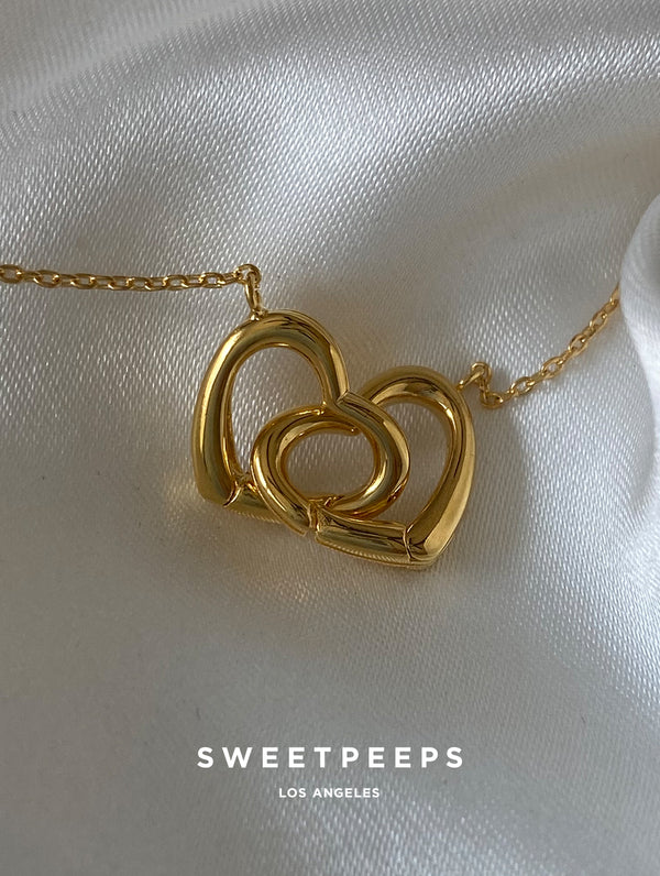 24K Heart Unlink Necklace