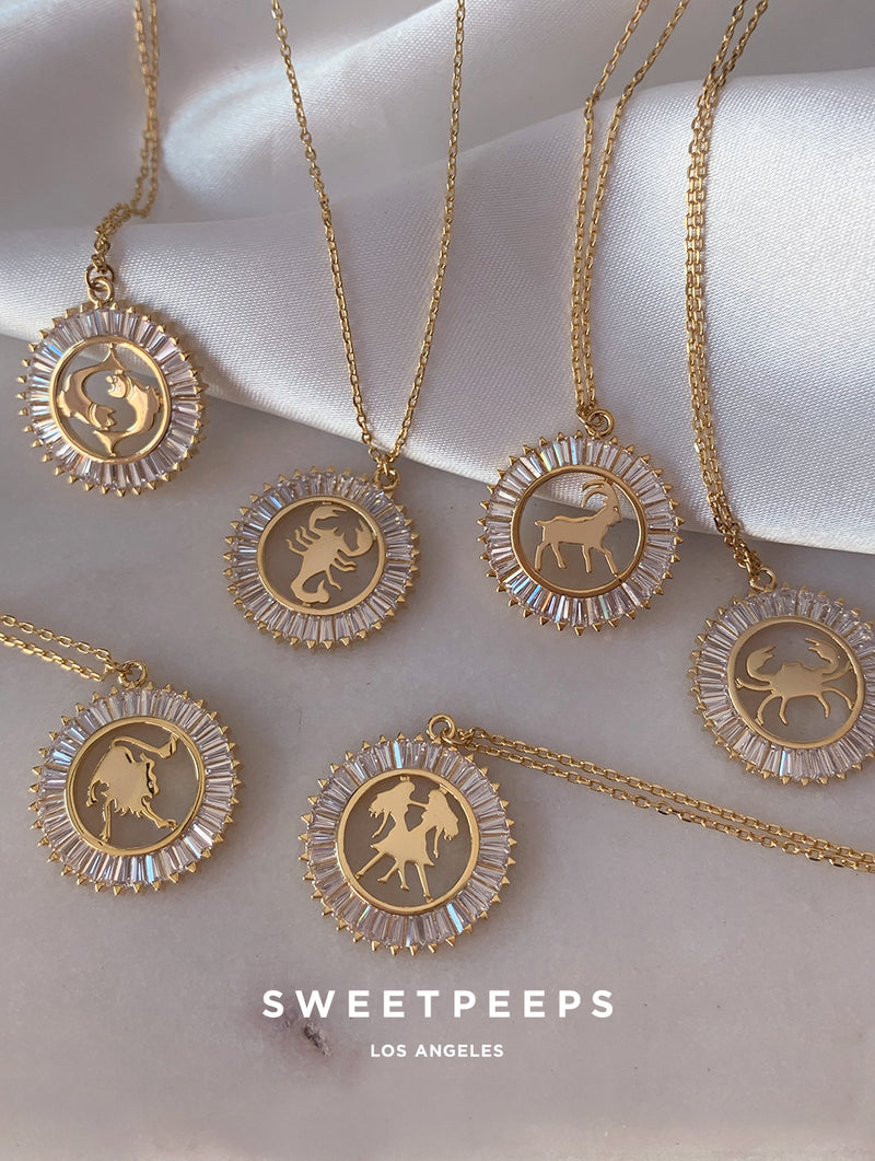 Child Of The Moon Horoscope Necklace