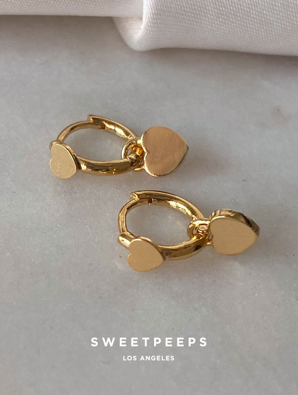 Lovely Heart Hoops