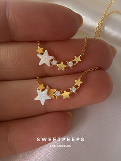 Shooting Stars Opal Necklace