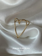 Heart Outline Ring (Outline)