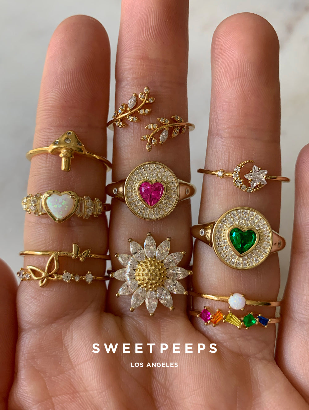 Aurora Heart Ring