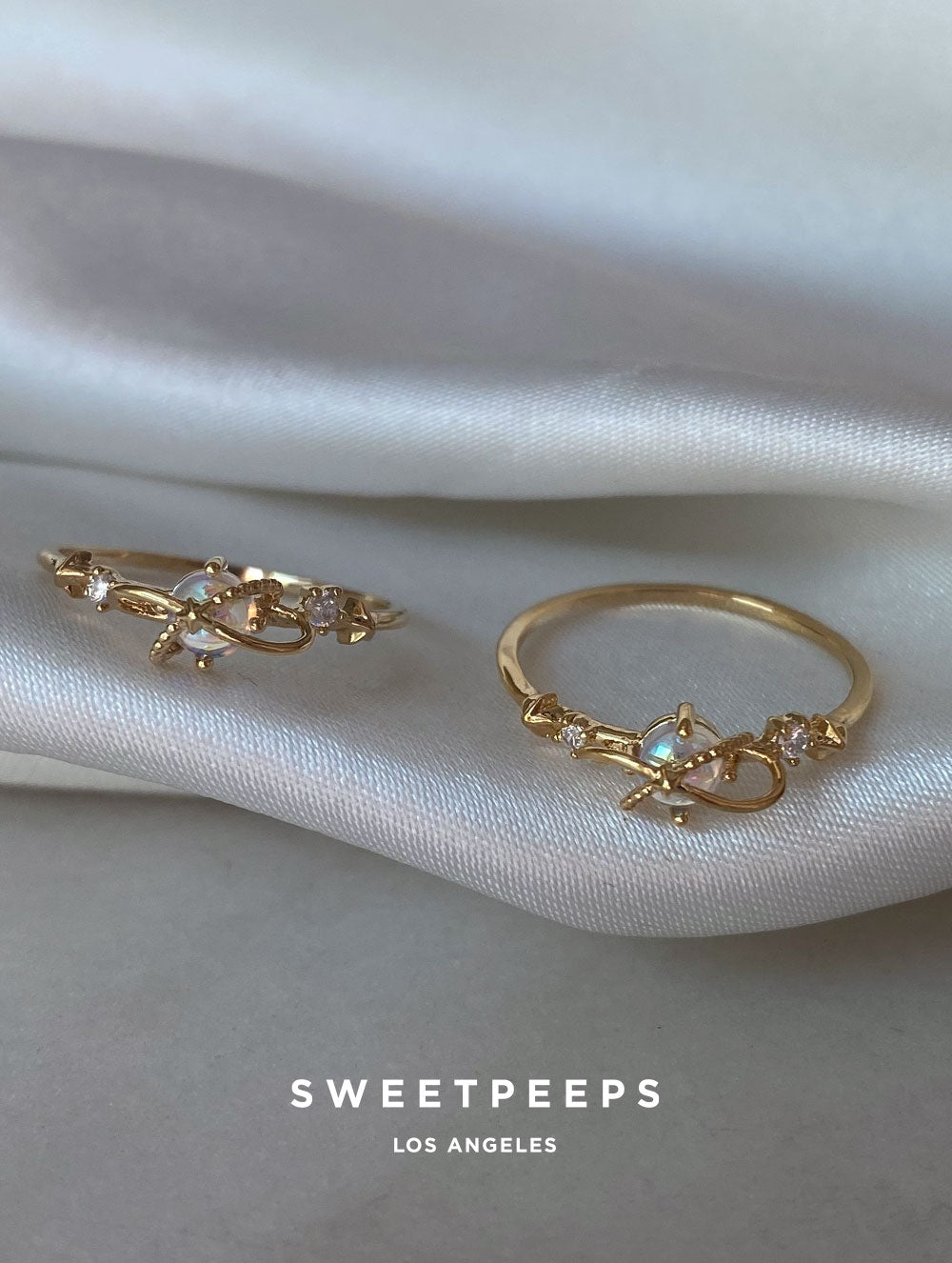 Saturn Opal Ring