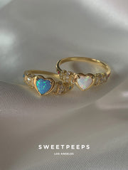 Stella Opal Heart Ring