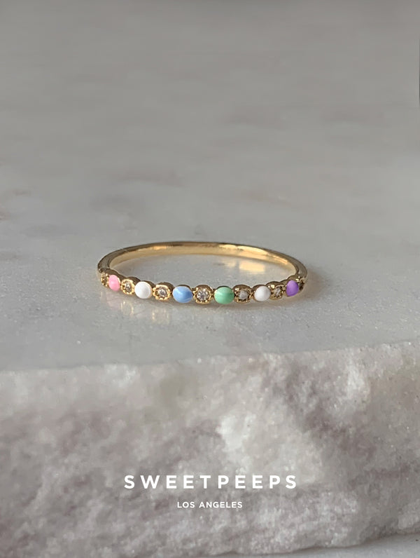 Thinnest Beaded Ring