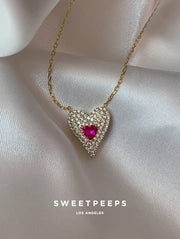 Star Power Heart Necklace